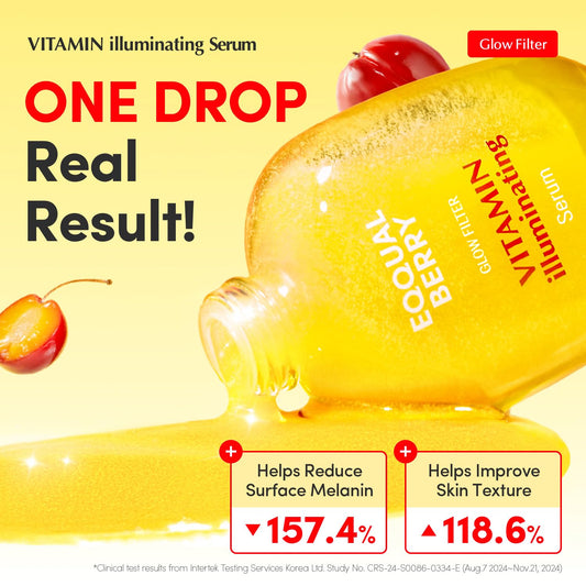 Vitamin Illuminating Serum | Niacinamide 4% + Brightening Vitamin C Face Serum with Hyaluronic Acid & Vitamin E | Dark Spot, Uneven Tone Care | Korean Skincare, 1.01 Fl.Oz